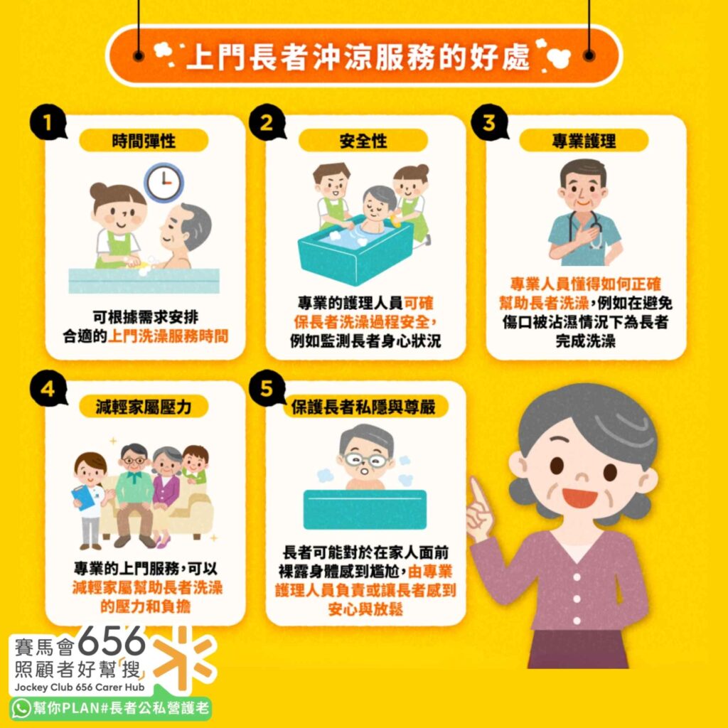 老人沖涼服務介紹！長者上門沖涼服務的好處及費用 