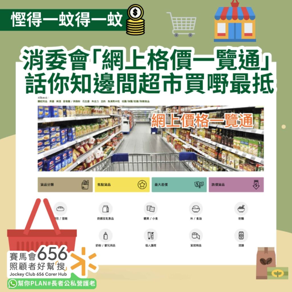 慳得一蚊得一蚊 消委會「網上格價一覽通」 話你知邊間超市買嘢最抵 1 消委會「網上格價一覽通」:比較超市商品價格,幫你找到最抵購物選擇